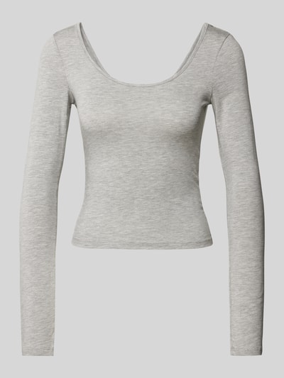 Gina Tricot Longsleeve mit tiefem Rückenausschnitt Graphit 2