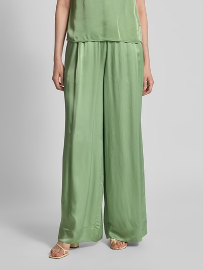 Essentiel Antwerp Wide Leg Hose mit Strukturmuster Modell 'Hollusk' Mint 4
