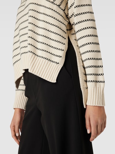 Weekend Max Mara Strickpullover Modell 'NATURA' in black Offwhite 3