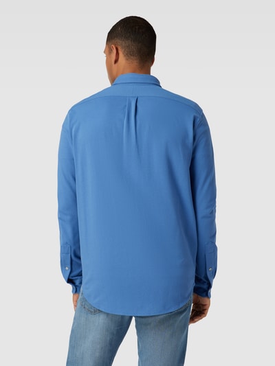 Polo Ralph Lauren Koszula casualowa o kroju slim fit z kołnierzykiem typu button down Błękitny 5