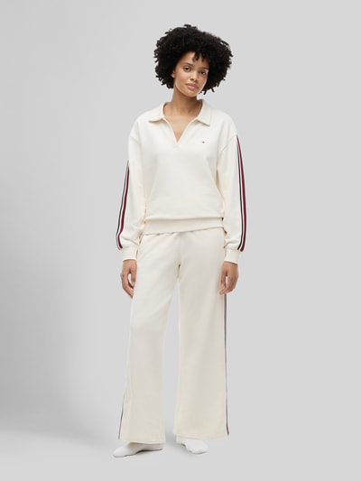 Tommy Hilfiger Regular fit sweatshirt van puur katoen Offwhite - 1