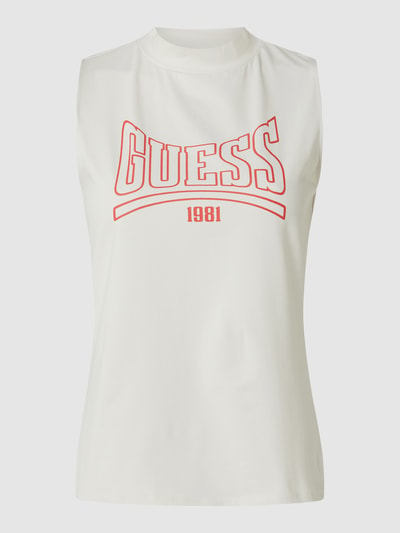 Guess Top mit Stehkragen  Offwhite 1