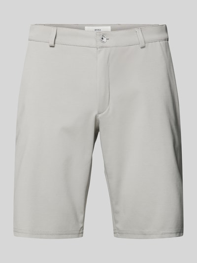 Brax Regular Fit Chino-Shorts mit Gesäßtaschen Modell 'SILVIO' Silber 2