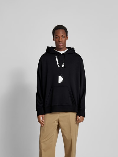 MM6 Maison Margiela Hoodie mit Motiv-Print Black 4