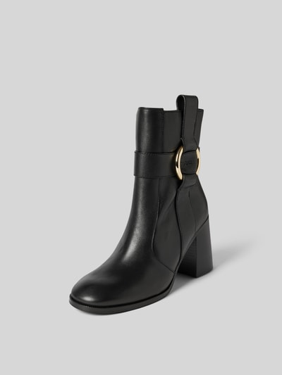 See by Chloé Stiefel mit Label-Detail Black 2