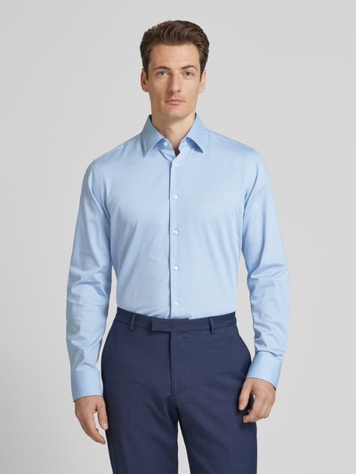 BOSS Regular Fit Business-Hemd mit Kentkragen Modell 'Joe' Bleu 4