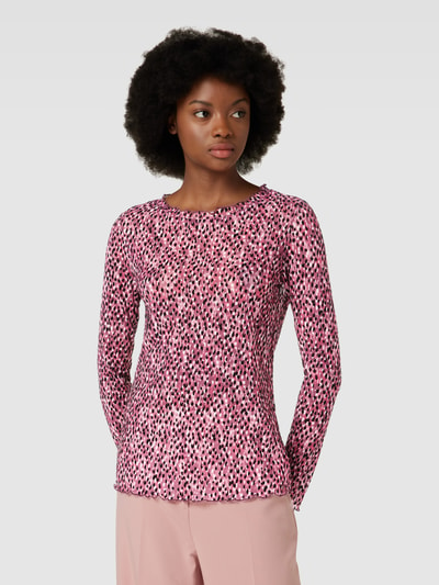 Christian Berg Woman Longsleeve mit Rundhalsausschnitt Pink 4