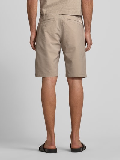 BOSS Orange Tapered Fit Chinoshorts mit Strukturmuster Sand 5