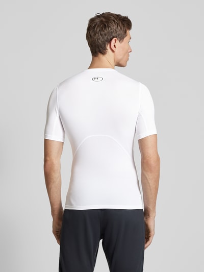 Under Armour T-Shirt mit Label-Print Weiss 5