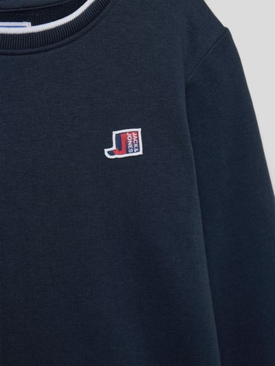 Jack & Jones Sweatshirt mit Label-Patch Modell 'COLOGAN' Marine 2