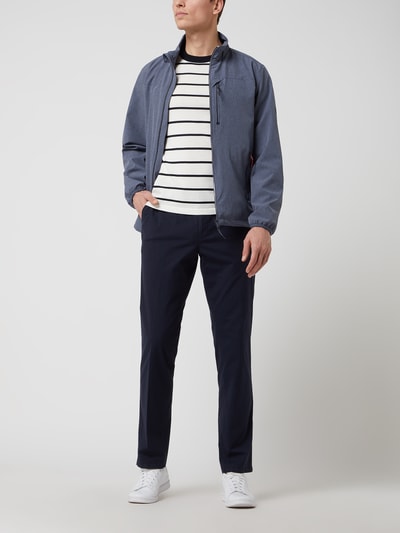 Brax Straight fit chino met stretch, model 'Everest' Blauw - 1