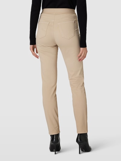 Marc Cain Jeans mit elastischem Bund Modell 'SIENA' Beige 5