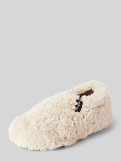 Verbenas Slippers met imitatiebont, model 'YALE DAMARA' Beige - 1