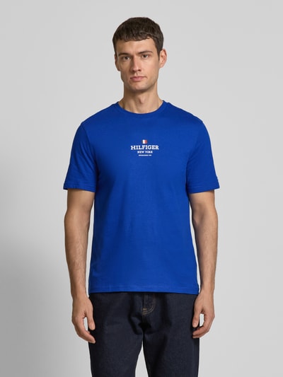 Tommy Hilfiger T-Shirt mit Label-Print Royal 4