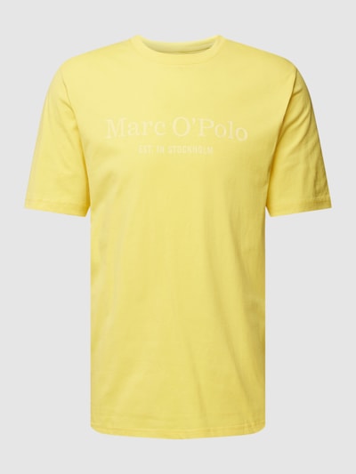 Marc O'Polo T-Shirt mit Label-Print Hellgelb 2