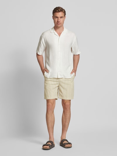 WOODBIRD Shorts mit elastischem Bund Modell 'Bommy' Sand 1