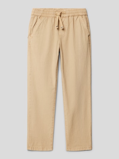 Mango Hose mit Tunnelzug Modell 'franky' Beige 1