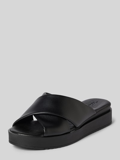 Tamaris Slides mit breiten Riemen Black 1