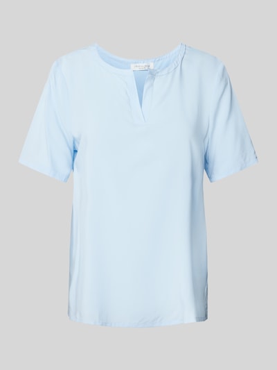 Christian Berg Woman Regular Fit Blusenshirt mit V-Ausschnitt Bleu 2