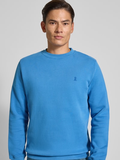 Armedangels Regular Fit Sweatshirt aus reiner Baumwolle Modell 'BAARO FLEECE' Royal 3