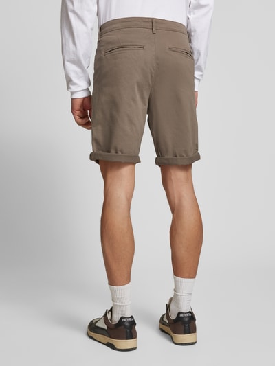 Jack & Jones Regular Fit Bermudas mit Eingrifftaschen Modell 'IBOWIE' Taupe 5