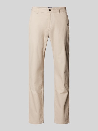 MCNEAL Slim Fit Chino mit Strukturmuster Beige 2