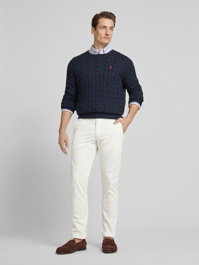 Polo Ralph Lauren Slim Stretch Fit Chino mit Gürtelschlaufen Offwhite 1