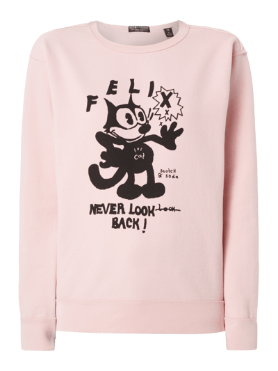 Scotch & Soda Sweatshirt mit Felix the Cat©-Print Rosa 2