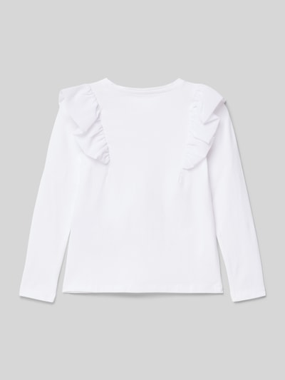 Guess Longsleeve mit Label-Detail Weiss 3