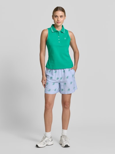 Tommy Hilfiger Slim Fit Poloshirt aus Baumwoll-Mix Gruen 1