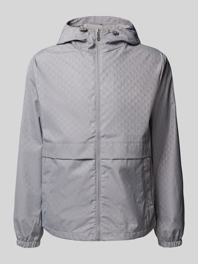 Calvin Klein Jeans Functioneel jack met capuchon en ritszakken Zilver - 2