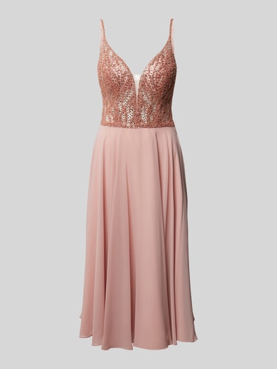 Hey Kyla Cocktailkleid mit Perlen- und Ziersteinbesatz Rose 1