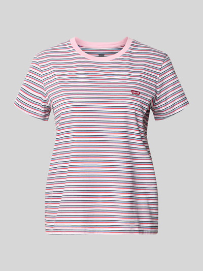 Levi's® t-shirt o kroju regular fit z czystej bawełny Różowy 2
