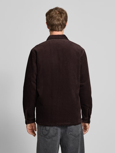 Carhartt Work In Progress Regular fit overhemdjack met borstzakken, model 'WHITSOME' Donkerrood - 5