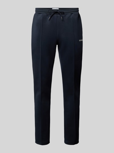 Les Deux Sweatpants met logoprint, model 'Ballier' Donkerblauw - 2