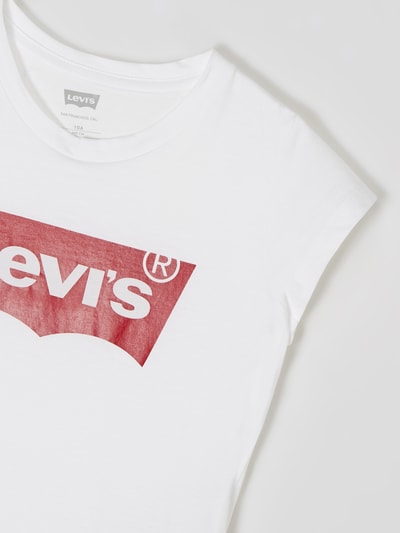 Levi’s® Kids T-Shirt aus Baumwollmischung Weiss 2