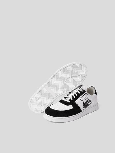 Etro Sneaker mit Kontrastbesatz Schwarz 5
