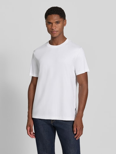 JOOP! COLLECTION Modern Fit T-Shirt aus reiner Baumwolle Modell 'Priamo' Weiss 4