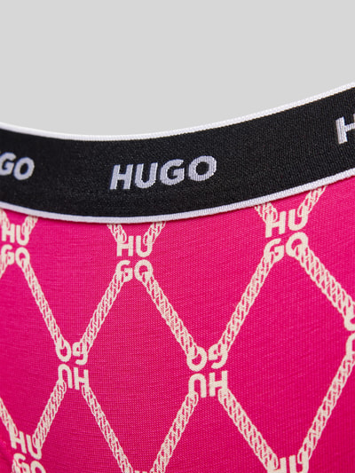 HUGO String mit elastischem Label-Bund im 3er-Pack Pink 2