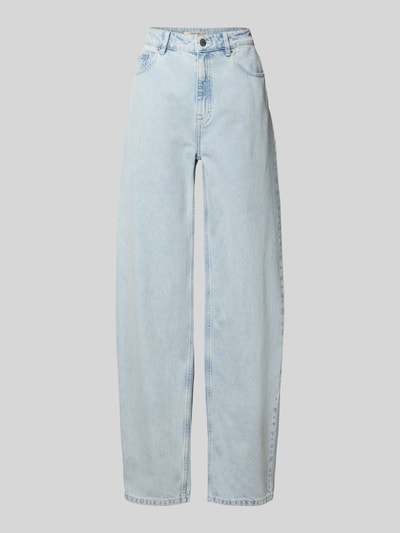 Produktfoto, Wide Fit Jeans im 5-Pocket-Design Modell 'Parwana' von Gestuz in hellblauer Reine Baumwolle mit Knopf-Reißverschluss