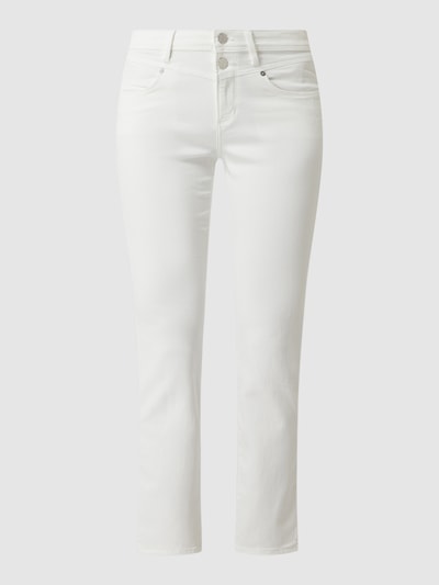 s.Oliver RED LABEL Straight Fit Jeans mit Viskose-Anteil Modell 'Betzy'  Offwhite 2