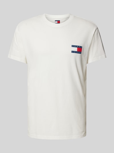 Tommy Jeans T-Shirt mit Label-Print Offwhite 2