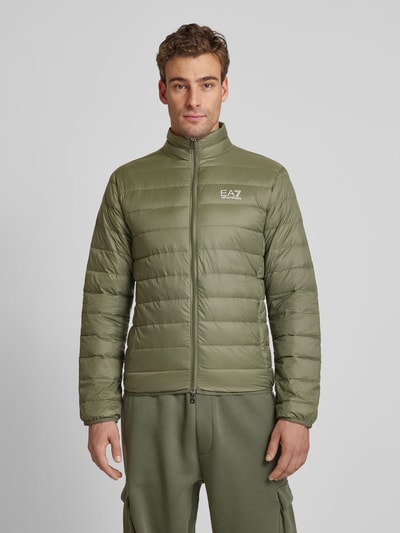 EA7 Emporio Armani Daunenjacke mit Daunen-Federn-Füllung Oliv 4