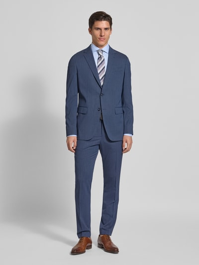 OLYMP No. Six Super slim fit zakelijk overhemd met kentkraag, model 'Royal' Bleu - 1