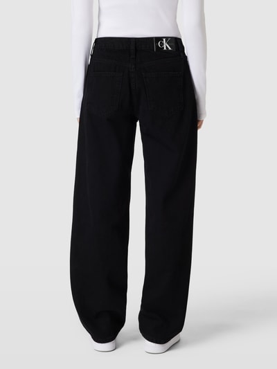 Calvin Klein Jeans Straight Leg Jeans in unifarbenem Design Modell '90 S STRAIGHT' Black 5