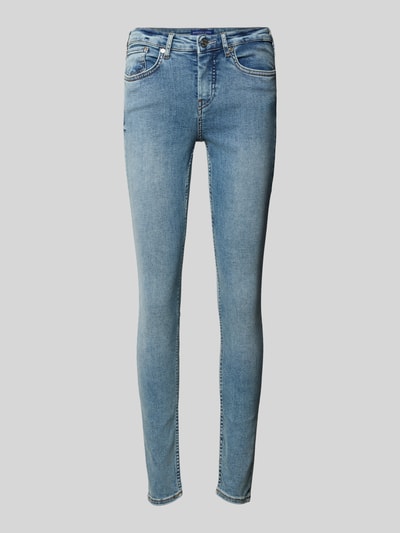 Scotch & Soda Skinny fit jeans in used-look, model 'LA BOHEMIENNE' Blauw - 2