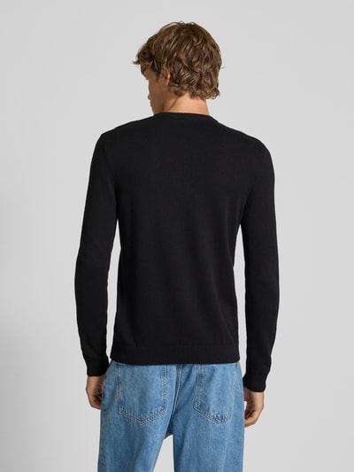 REVIEW Strickpullover mit Rundhalsausschnitt Black 5