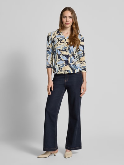 Soyaconcept Regular Fit Tunikabluse aus Viskose-Mix Modell 'Felicity' Hellblau 1