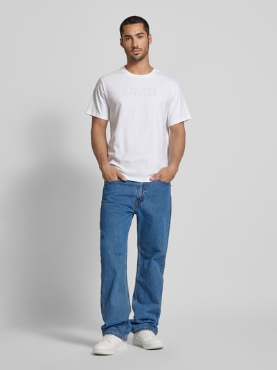 Levi's® Jeansy o kroju straight fit z detalem z logo model ‘565 97 LOOSE STRAIGHT’ Niebieski 1