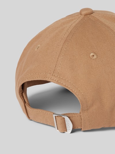 BOSS Basecap mit Label-Stitching Modell 'Zed' Beige 3